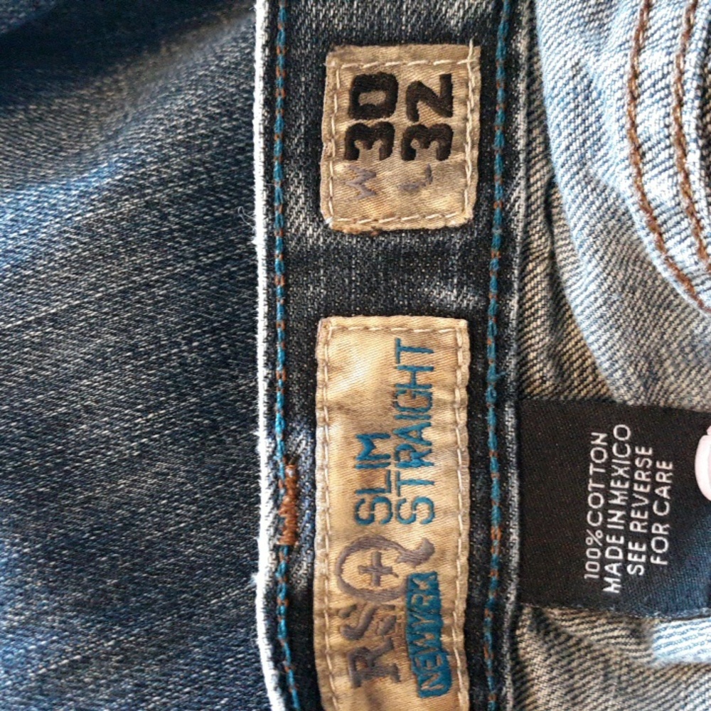 RSQ Slim Straight Mens Jeans Size 30 - Picture 9 of 11